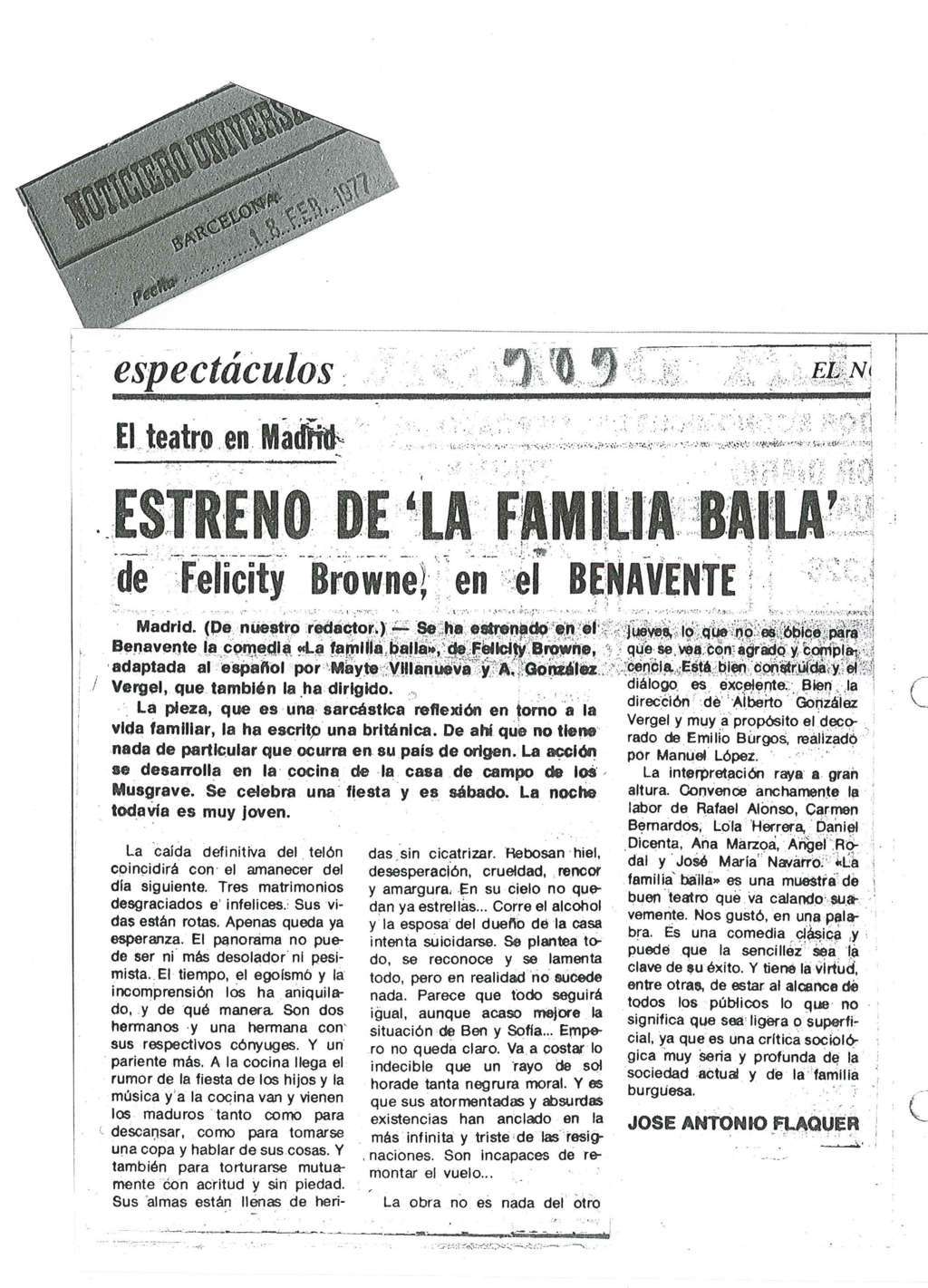 la familia baila